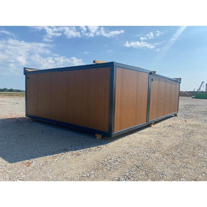 Módulo comercial combinado de 2 piezas, 3 x 6 m (36 m²)
